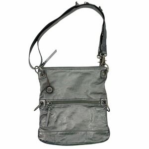• The Sak Pax Mini Crossbody Metallic Leather Bag